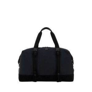 Moncler Men Navy Blue Canvas Travel Bag